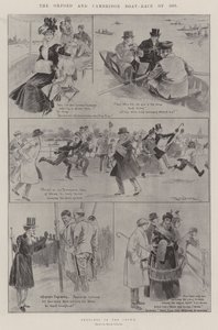 La carrera de botes de Oxford y Cambridge de 1901